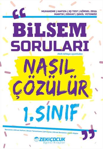 1. Sınıf Bilsem Soru Bankası Nasıl Çözülür - Komisyon | Zeki Çocuk Yay