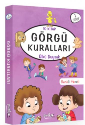 1. Sınıf Görgü Kuralları Heceli Set 10 Kitap - Ülkü Duysak | Pinokyo -