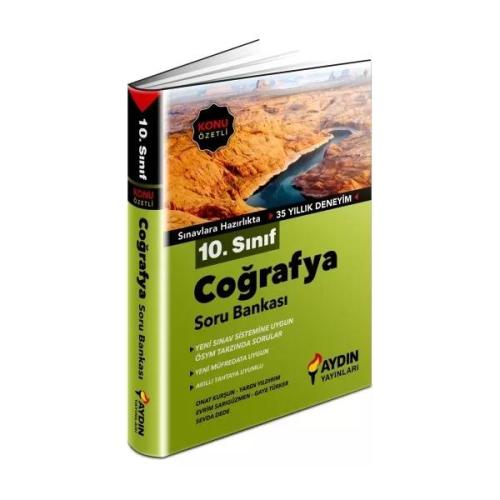 10. Sınıf Coğrafya Soru Bankası - Kolektif | Aydın Yayınları - 9786258