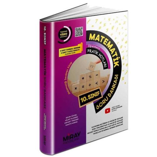 10. Sınıf Matematik Soru Bankası - Kolektif | Miray Yayınları - 978625