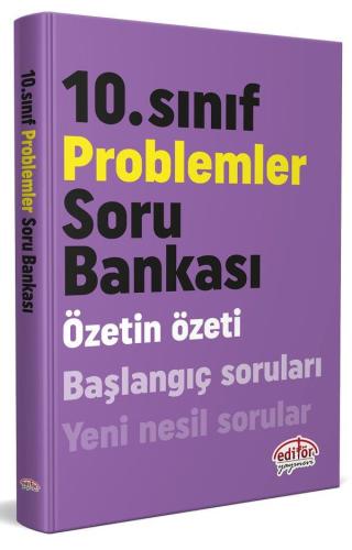 10. Sınıf Problemler Soru Bankası - Kolektif | Editör Yayınevi - 97860