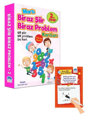 2. Sınıf Biraz Şiir Biraz Problem Kartları - Mustafa Işık | Martı Yayı