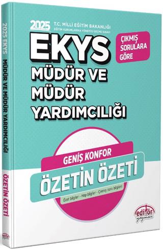 2025 Meb Ekys Müdür Ve Yardımcılığı Özetin Özeti - Kolektif | Editör Y