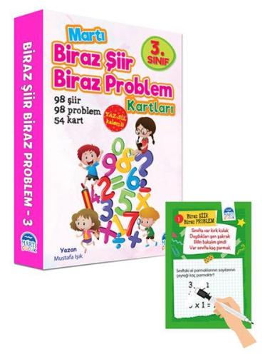 3. Sınıf Biraz Şiir Biraz Problem Kartları Yaz Sil Özellikli - Mustafa