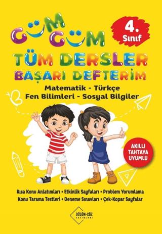 4. Sınıf Tüm Dersler Başarı Defterim Güm Güm - Kolektif | Düşün Çöz Ya