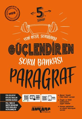 5. Sınıf Paragraf Soru Bankası Güçlendiren (iadesiz) - | Ankara Yayınc