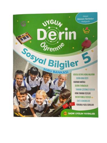 5. Sınıf Sosyal Bilgiler Soru Bankası Derin Öğrenme - Kolektif | Sadık