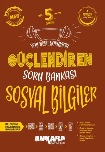 5. Sınıf Sosyal Bilgiler Soru Bankası Güçlendiren(iadesiz) - Komisyon 