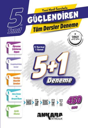 5. Sınıf Tüm Dersler Denemeler Güçlendiren (iadesiz) - Kolektif | Anka