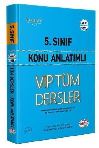 5. Sınıf Tüm Dersler Konu Anlatımı Vip Mavi - Komisyon | Editör Yayıne