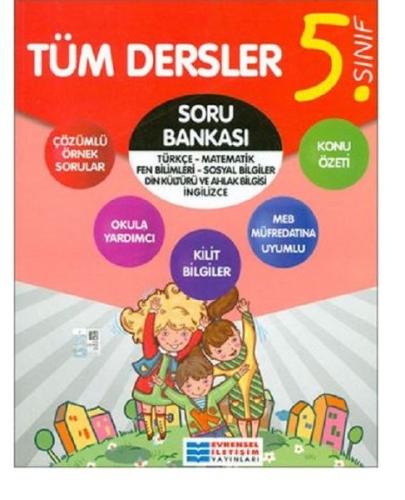 5. Sınıf Tüm Dersler Soru Bankası - Komisyon | Evrensel İletişim Yayın