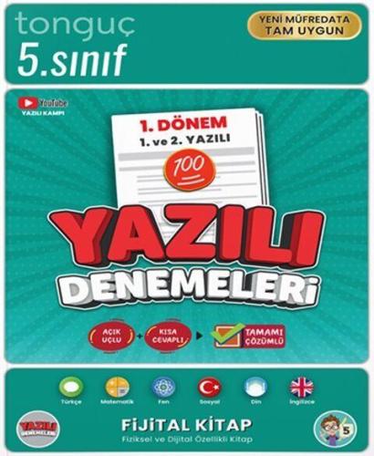 5. Sınıf Yazılı Denemeleri 1. Dönem 1 Ve 2. Yazılı - Kolektif | Tonguç