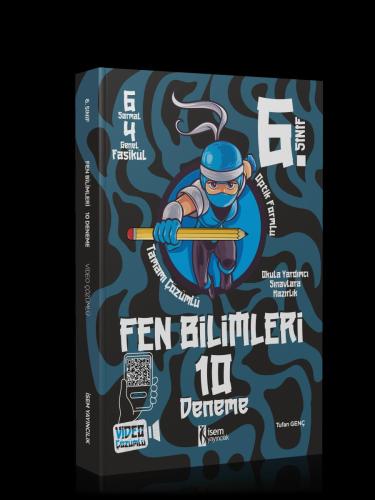 6. Sınıf Fen Bilimleri 10 Deneme - Tufan Genç | İsem Yayıncılık - 9786