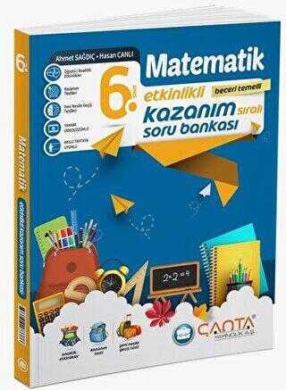 6. Sınıf Matematik Etkinlikli Kazanım Soru Bankası - Komisyon | Çanta 