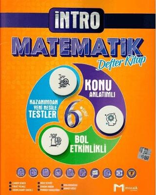 6. Sınıf Matematik İntro Defter Kitap - Kolektif | Mozaik - 9786257870