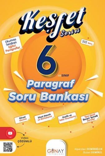 6. Sınıf Paragraf Soru Bankası Keşfet Serisi (iadesiz) - Kolektif | Gü