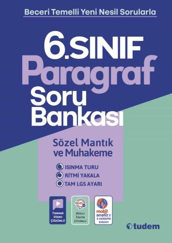 6. Sınıf Paragraf Soru Bankası - Komisyon | Tudem Eğitim - 97860528568