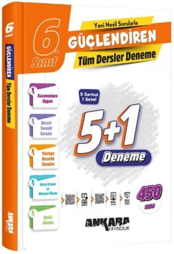 6. Sınıf Tüm Dersler Denemeleri Güçlendiren (iadesiz) - Kolektif | Ank