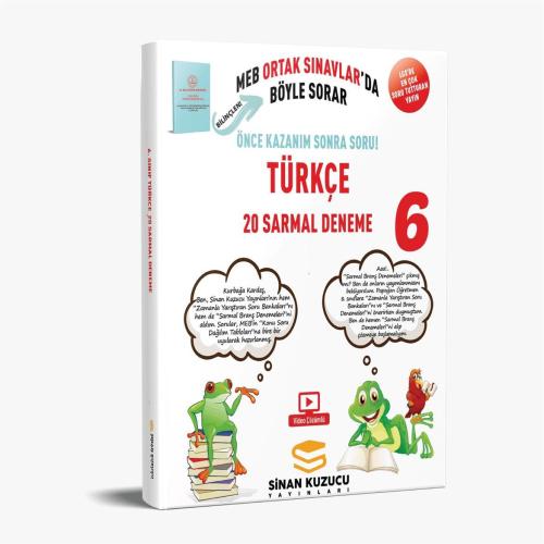 6. Sınıf Türkçe Deneme 20 Sarmal - | Sinan Kuzucu Yayınları - 97862568