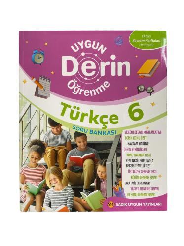 6. Sınıf Türkçe Soru Bankası Derin Öğrenme - Kolektif | Sadık Uygun Ya