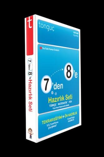 7 Den 8 E Hazırlık Seti - Komisyon | Tonguç Yayıncılık - 8684278661105