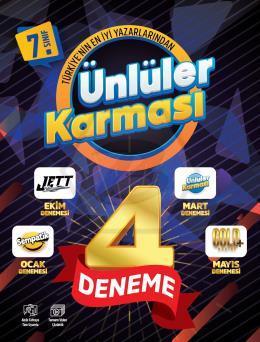 7.sınıf 4 Lü Karma Deneme - Kolektıf | Ünlüler Karması - 9786256529588