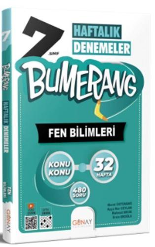 7. Sınıf Fen Bilimleri 32 Haftalık Denemeleri Bumerang - Kolektif | Gü