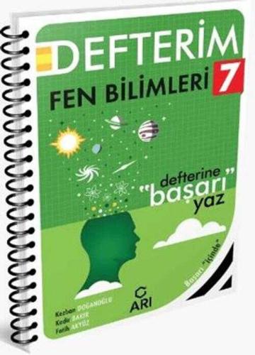 7. Sınıf Fen Bilimleri Defterim - Kolektif | Arı Yayınları - 978625753