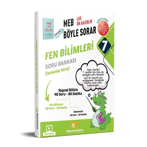 7. Sınıf Fen Bilimleri Soru Bankası - | Sinan Kuzucu Yayınları - 97862