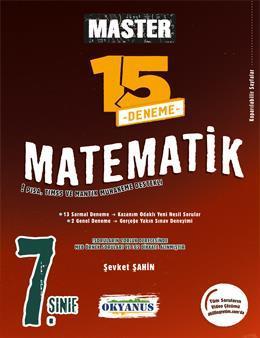 7. Sınıf Matematik 15 Deneme Master ( İadesizdir ) - Şevket Şahin | Ok