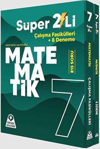 7. Sınıf Matematik Seti Süper İkili - Komisyon | Örnek Akademi - 97862