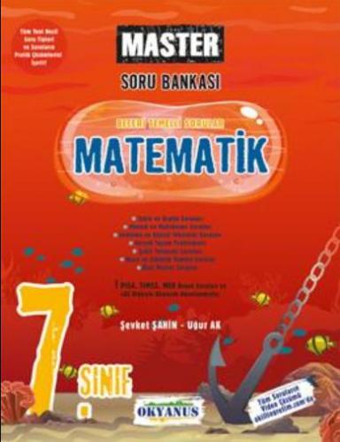 7. Sınıf Matematik Soru Bankası Master ( İadesizdir ) - Şevket Şahin |