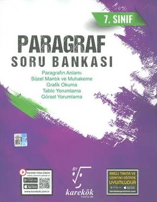 7. Sınıf Paragraf Soru Bankası - Kolektif | Karekök Yayınları - 978625