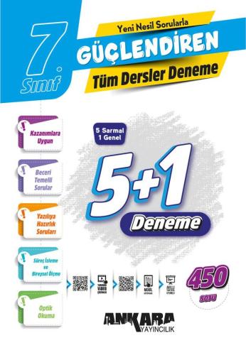 7. Sınıf Tüm Dersler Denemeleri Güçlendiren (iadesiz) - Kolektif | Ank