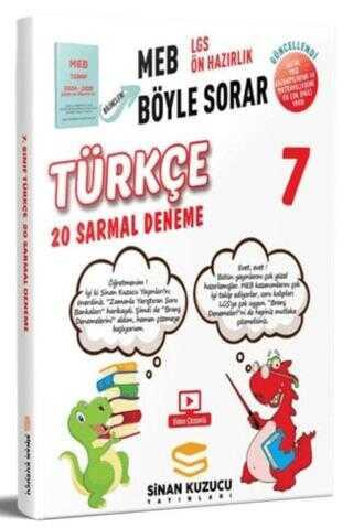 7. Sınıf Türkçe 20 Sarmal Deneme - Kolektif | Sinan Kuzucu Yayınları -