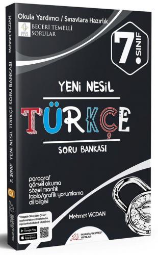 7. Sınıf Yeni Nesil Türkçe Soru Bankası - Mehmet Vicdan | Paragrafın Ş