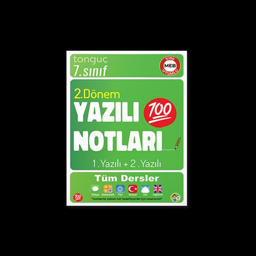 7. Sınıf Yazılı Notları 2. Dönem 1 Ve 2. Yazılı - Kolektif | Tonguç Ya