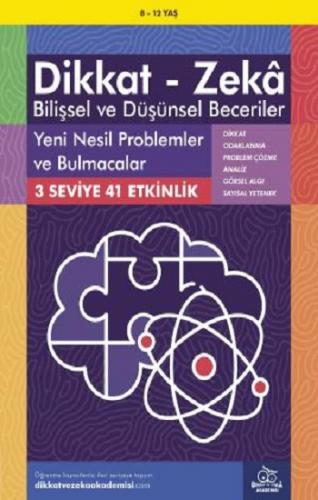 8 - 12 Yaş Yeni Nesil Problemler Ve Bulmacalar - Lynn Adams | Dikkat Z