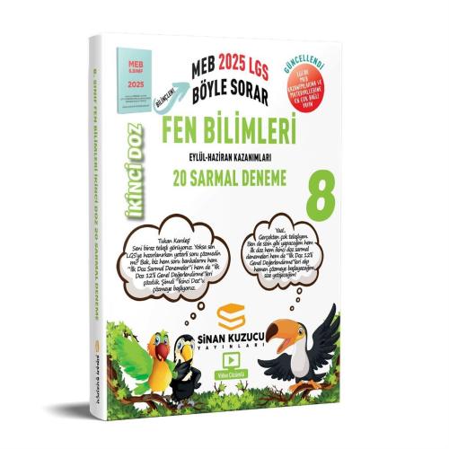 8. Sınıf Fen Bilimleri Deneme İkinci Doz - | Sinan Kuzucu Yayınları - 