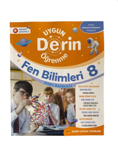 8. Sınıf Fen Bilimleri Soru Bankası Derin Öğrenme - Kolektif | Sadık U