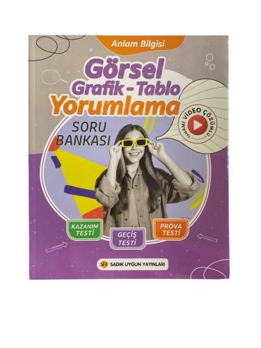 8. Sınıf Görsel Grafik Tablo Yorumlama Soru Bankası - Kolektif | Sadık