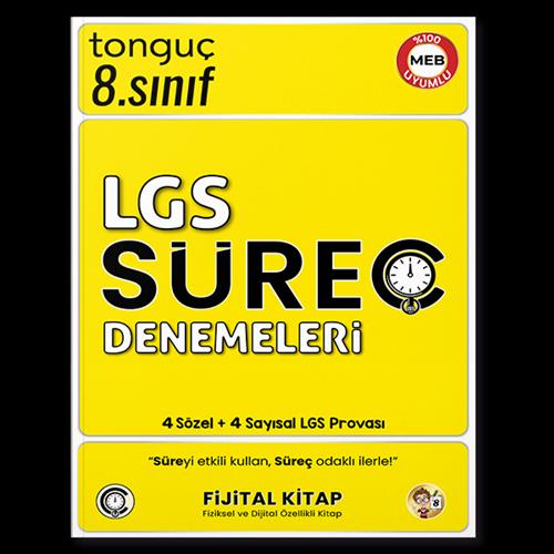 8. Sınıf Lgs Süreç Denemeleri - Kolektif | Tonguç Yayıncılık - 9786254