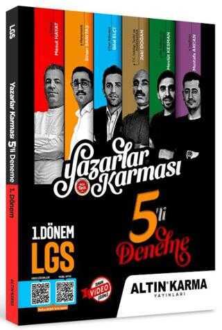 8. Sınıf Lgs Yazarlar Karması 5'li Deneme 1. Dönem - Kolektif | Liderl