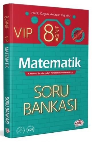 8. Sınıf Matematik Vip Soru Bankası Yenilendik - Komisyon | Editör - 9