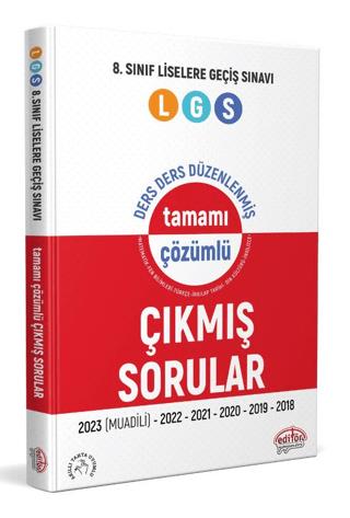 8. Sınıf Tamamı Çözümlü Çıkmış Sorular - Kolektif | Editör Yayınevi - 