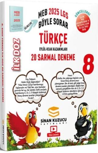 8. Sınıf Türkçe 20 Deneme İlk Doz - Sinan Kuzucu | Sinan Kuzucu Yayınl