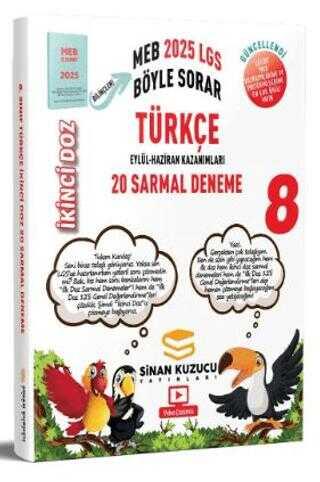 8. Sınıf Türkçe Branş Denemeleri Sarmal İkinci Doz - Kolektif | Sinan 