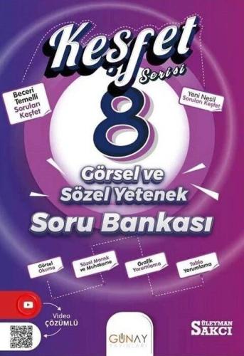 8. Sınıf Türkçe Soru Bankası Keşfet Serisi - Süleyman Sakcı | Günay Ya