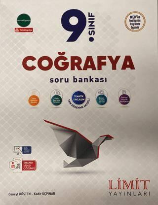 9. Sınıf Coğrafya Soru Bankası - Cüneyt Kösen | Limit Yayınları - 9786