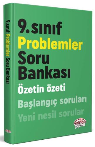 9. Sınıf Problemler Soru Bankası - Komisyon | Editör Yayınevi - 978605